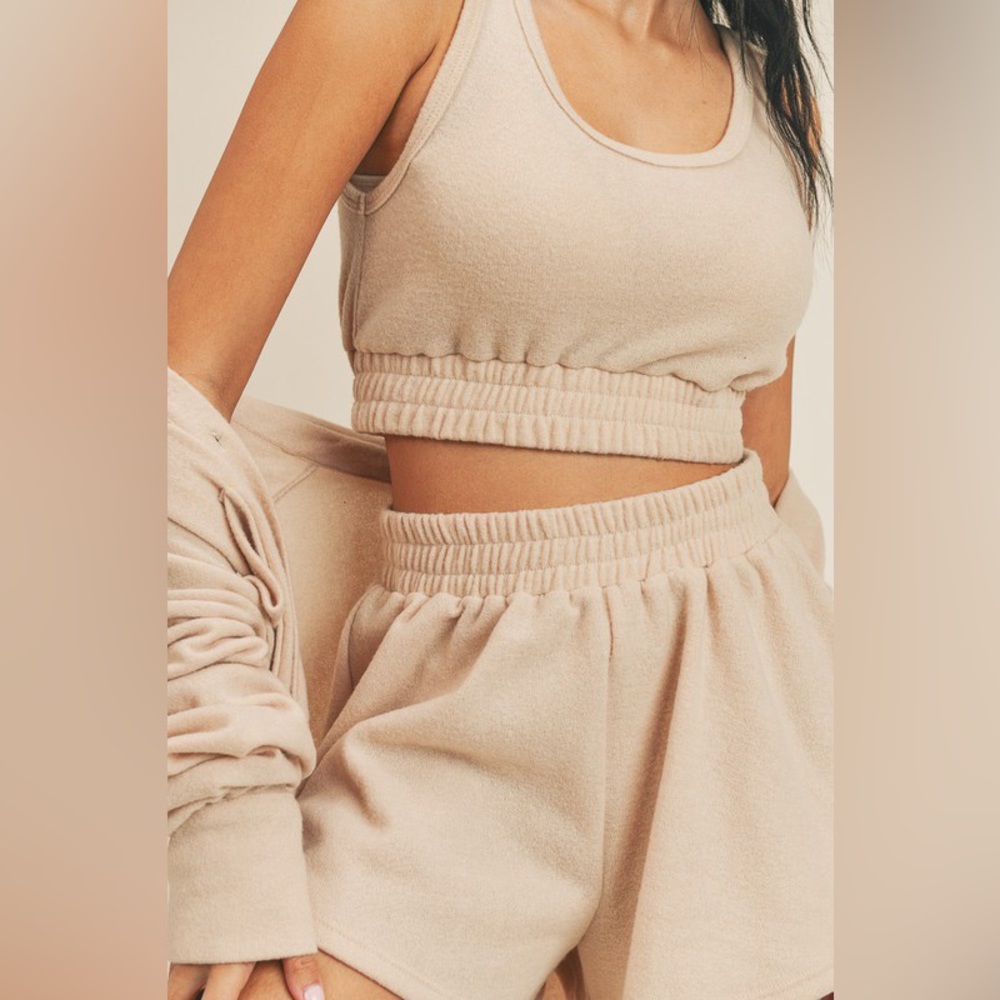 Good vibes only 3 piece set in honey cream - Picture 1 of 11